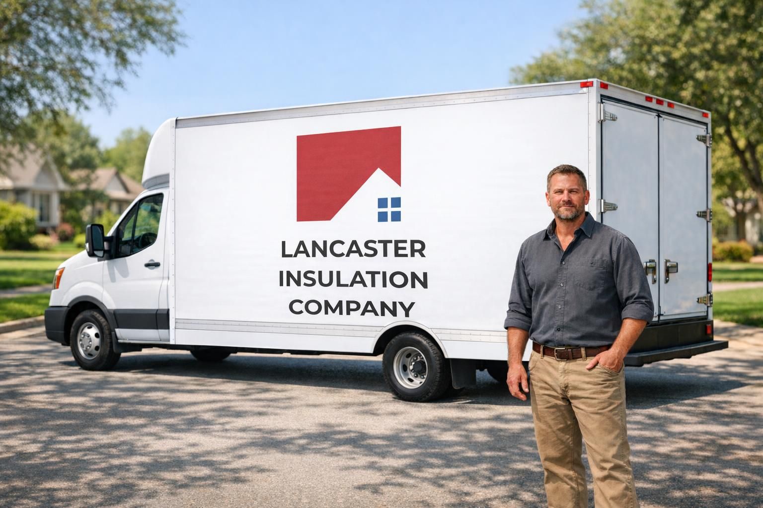Insulation contractor installing spray foam insulation in Lancaster, CA