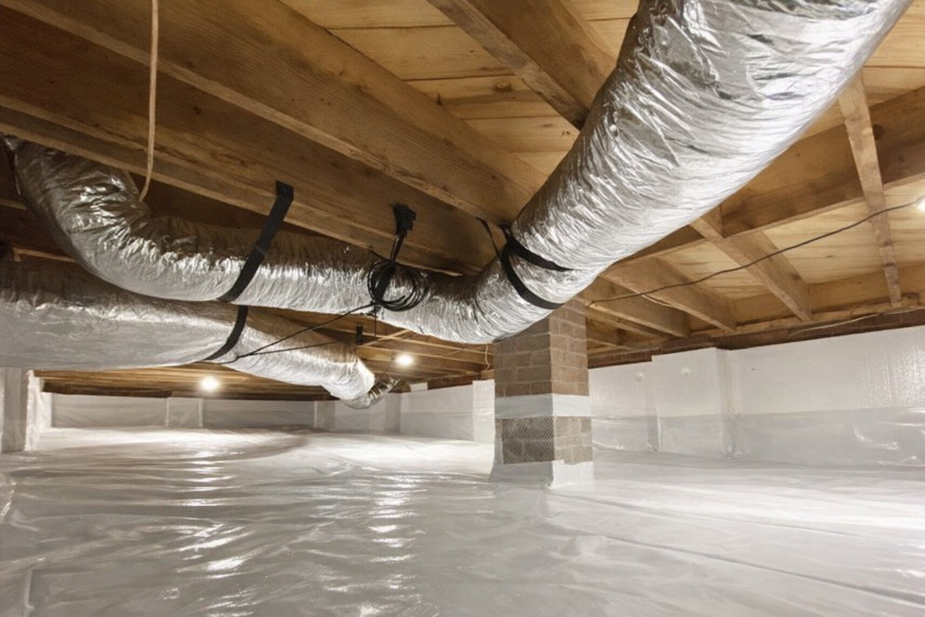 Vapor barrier installation in Lancaster, CA